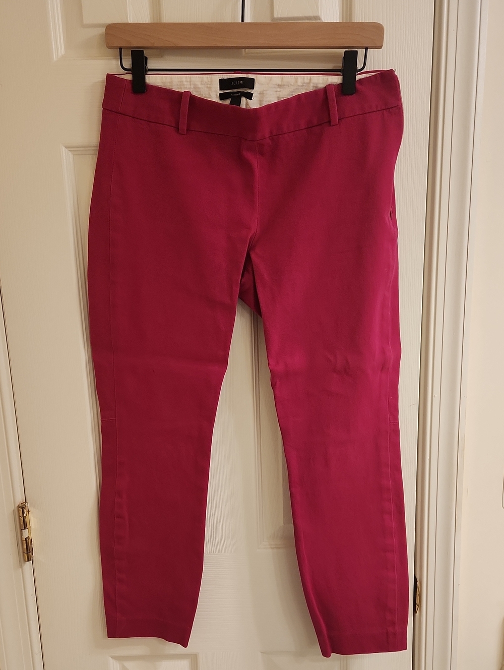 J. Crew Bright Pink Skinny Jeans